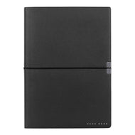 Caderno A5 Elegance Storyline Preto 80 Folhas sem Pauta 100g/m² - Hugo Boss - Hnh124ap