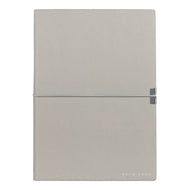 Caderno A5 Elegance Storyline Cinza 80 Folhas Pautadas 100g/m² - Hugo Boss - Hnh124kl