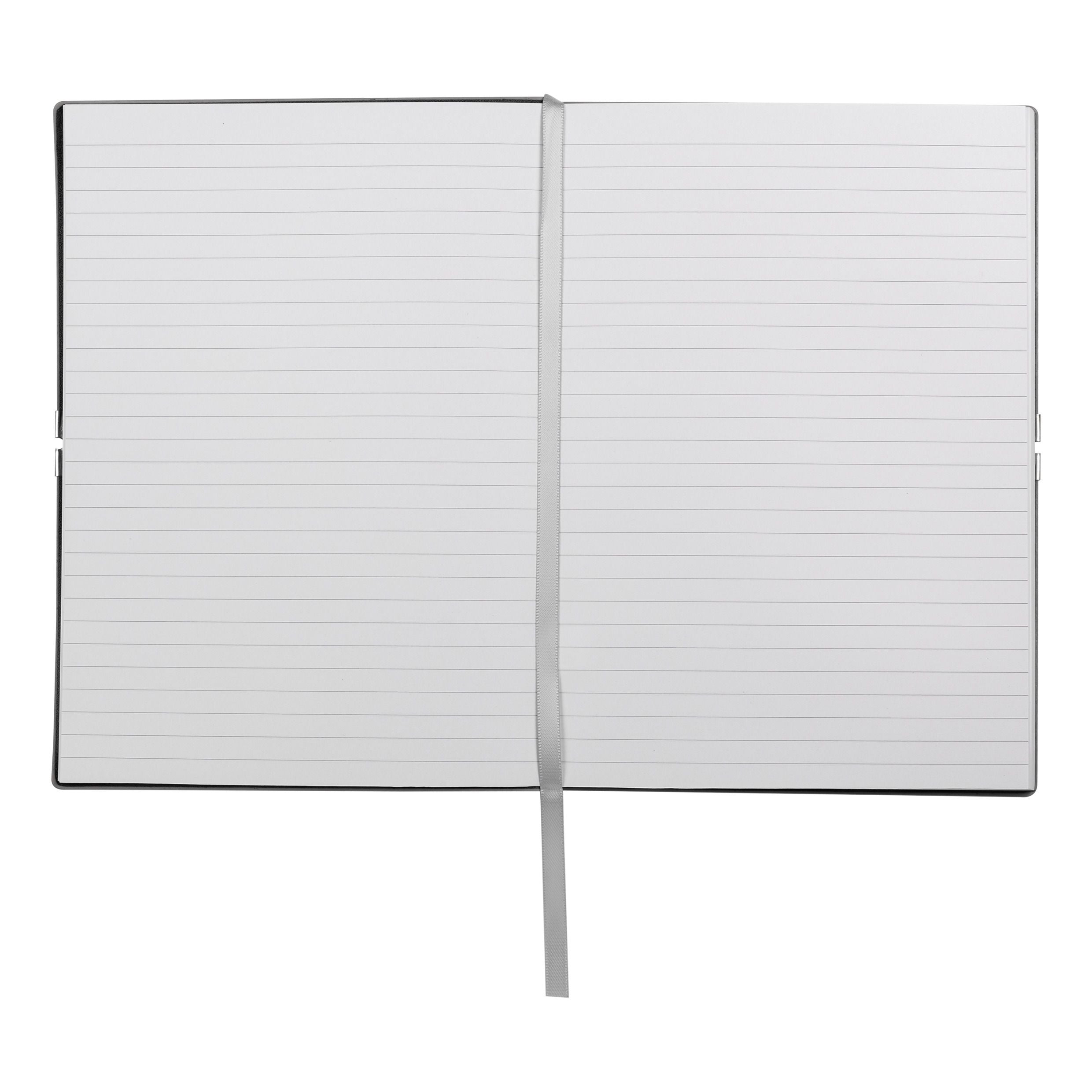 Caderno A5 Elegance Storyline Cinza 80 Folhas Pautadas 100g/m² - Hugo Boss - Hnh124kl