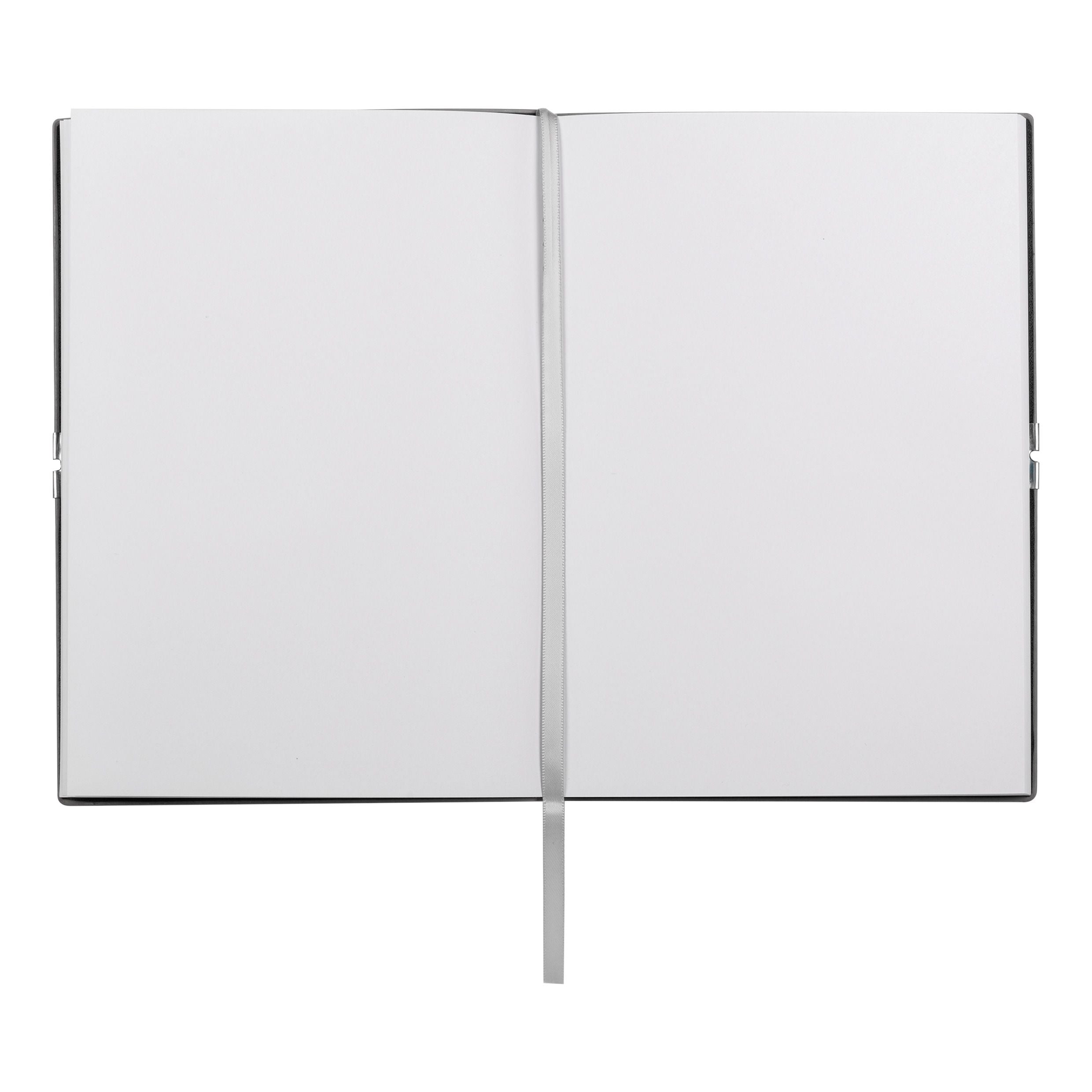 Caderno A5 Elegance Storyline Cinza 80 Folhas sem Pauta 100g/m² - Hugo Boss - Hnh124kp