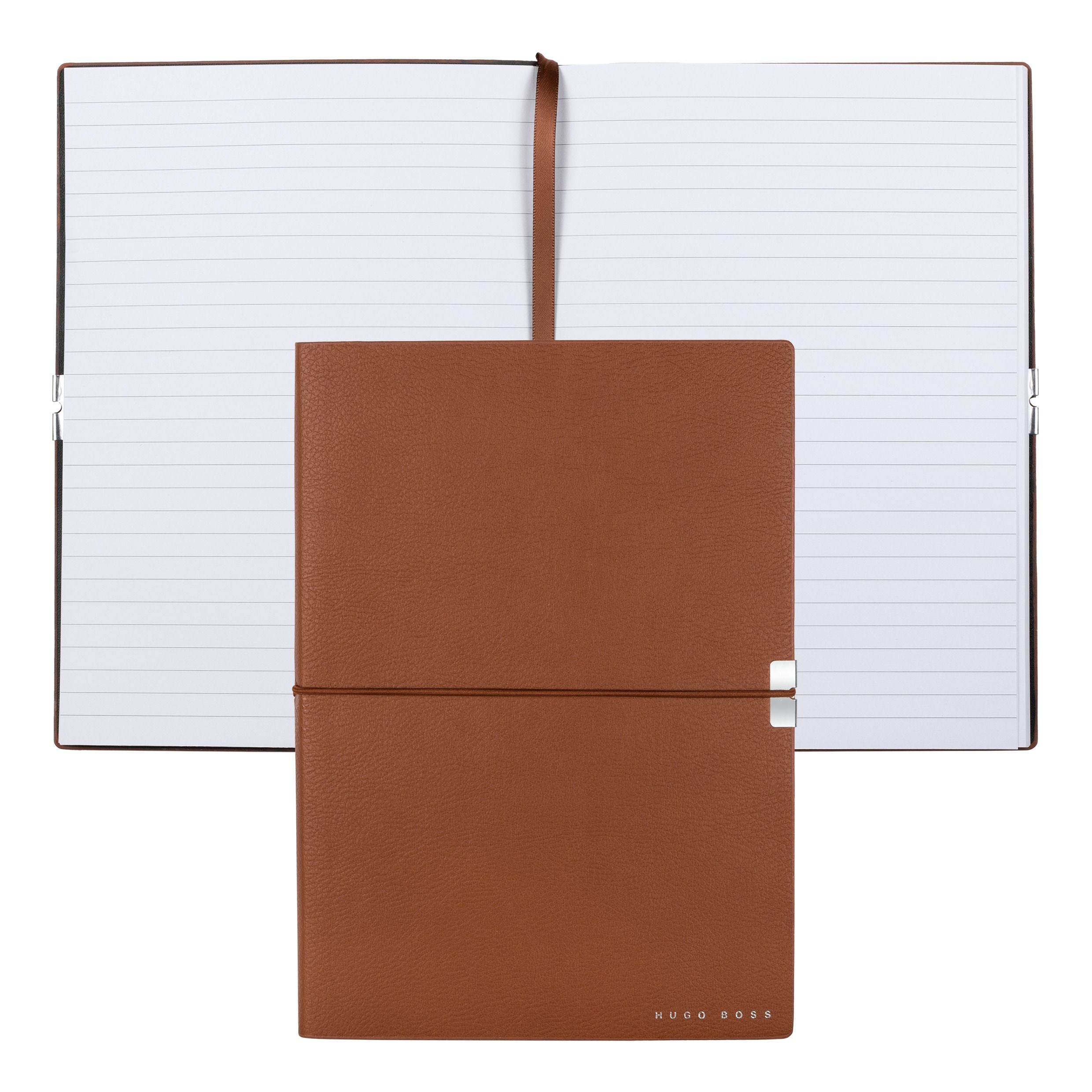 Caderno A5 Elegance Storyline Caramelo 80 Folhas Pautadas 100g/m² - Hugo Boss - Hnh124zl