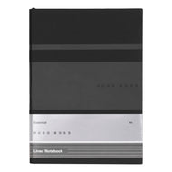 Caderno A5 Essential Gear Preto 80 Folhas Pautadas 80g/m² - Hugo Boss - Hnh127al