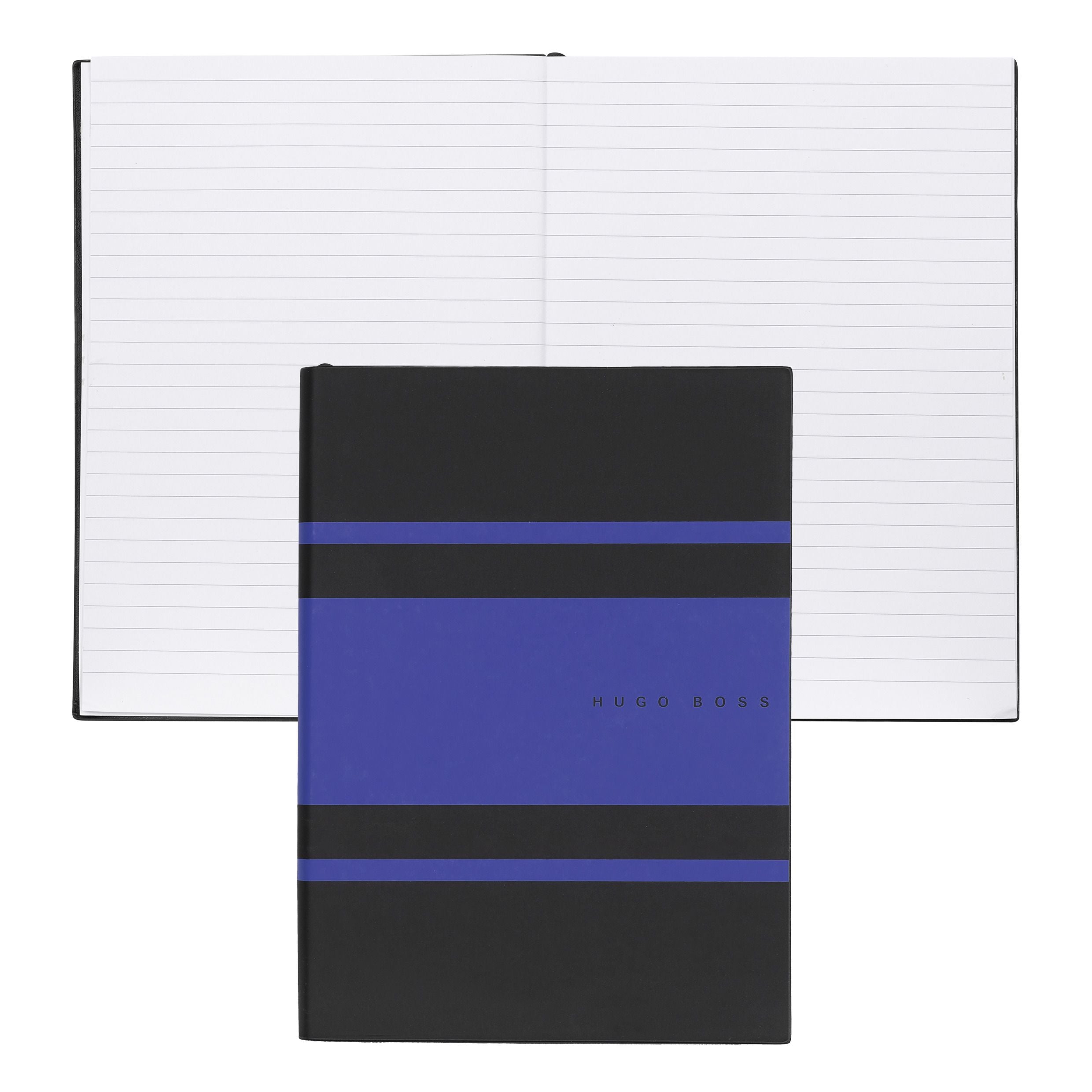 Caderno A5 Essential Gear Azul 80 Folhas Pautadas 80g/m² - Hugo Boss - Hnh127ll