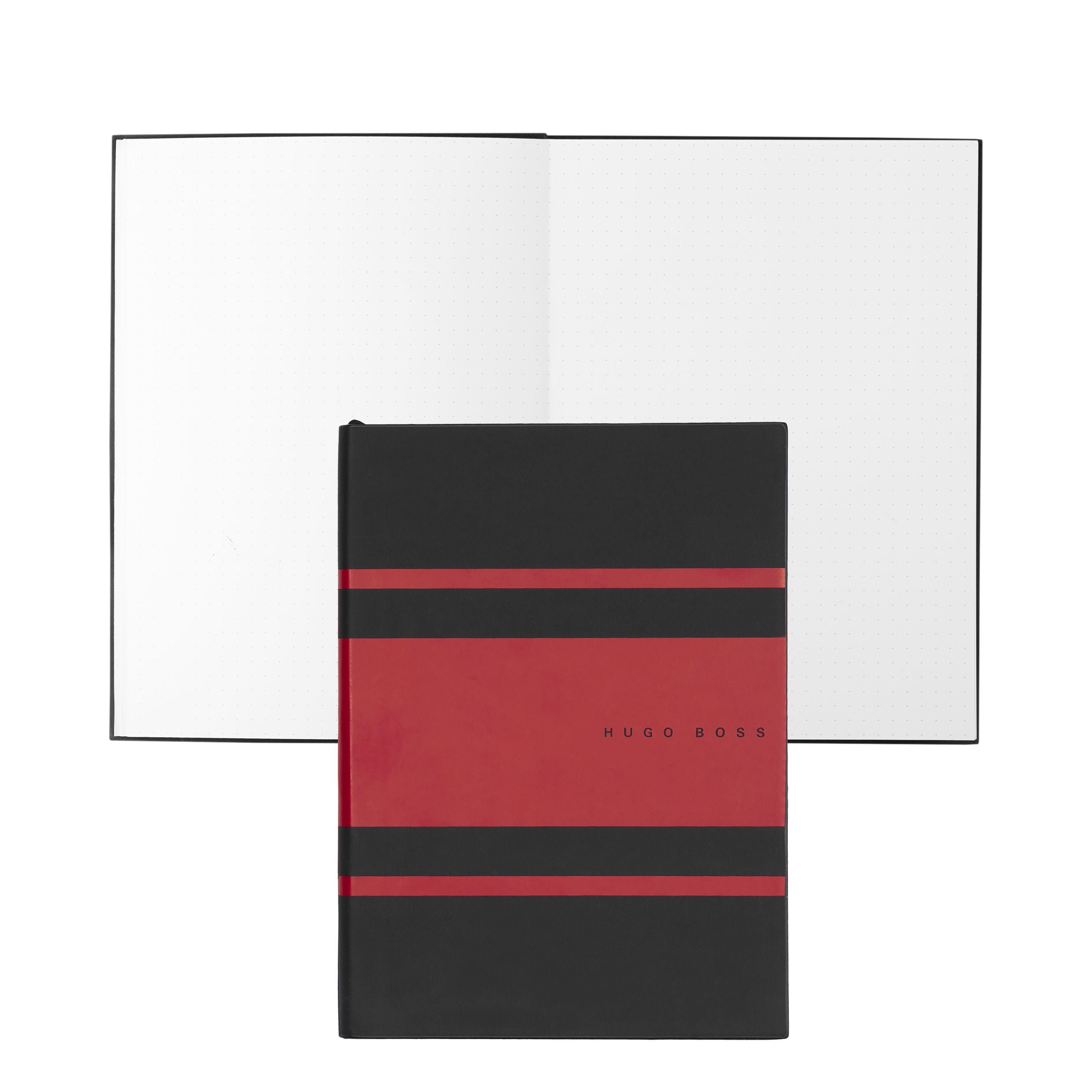 Caderno A5 Essential Gear Vermelho 80 Folhas Pontilhadas 80g/m² - Hugo Boss - Hnh127pd