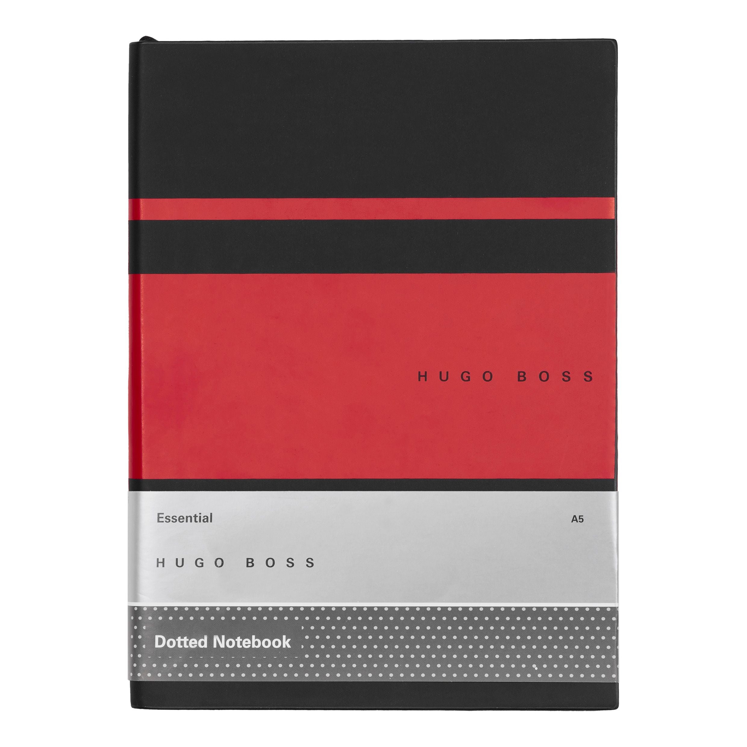Caderno A5 Essential Gear Vermelho 80 Folhas Pontilhadas 80g/m² - Hugo Boss - Hnh127pd
