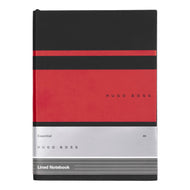 Caderno A5 Essential Gear Vermelho 80 Folhas Pautadas 80g/m² - Hugo Boss - Hnh127pl