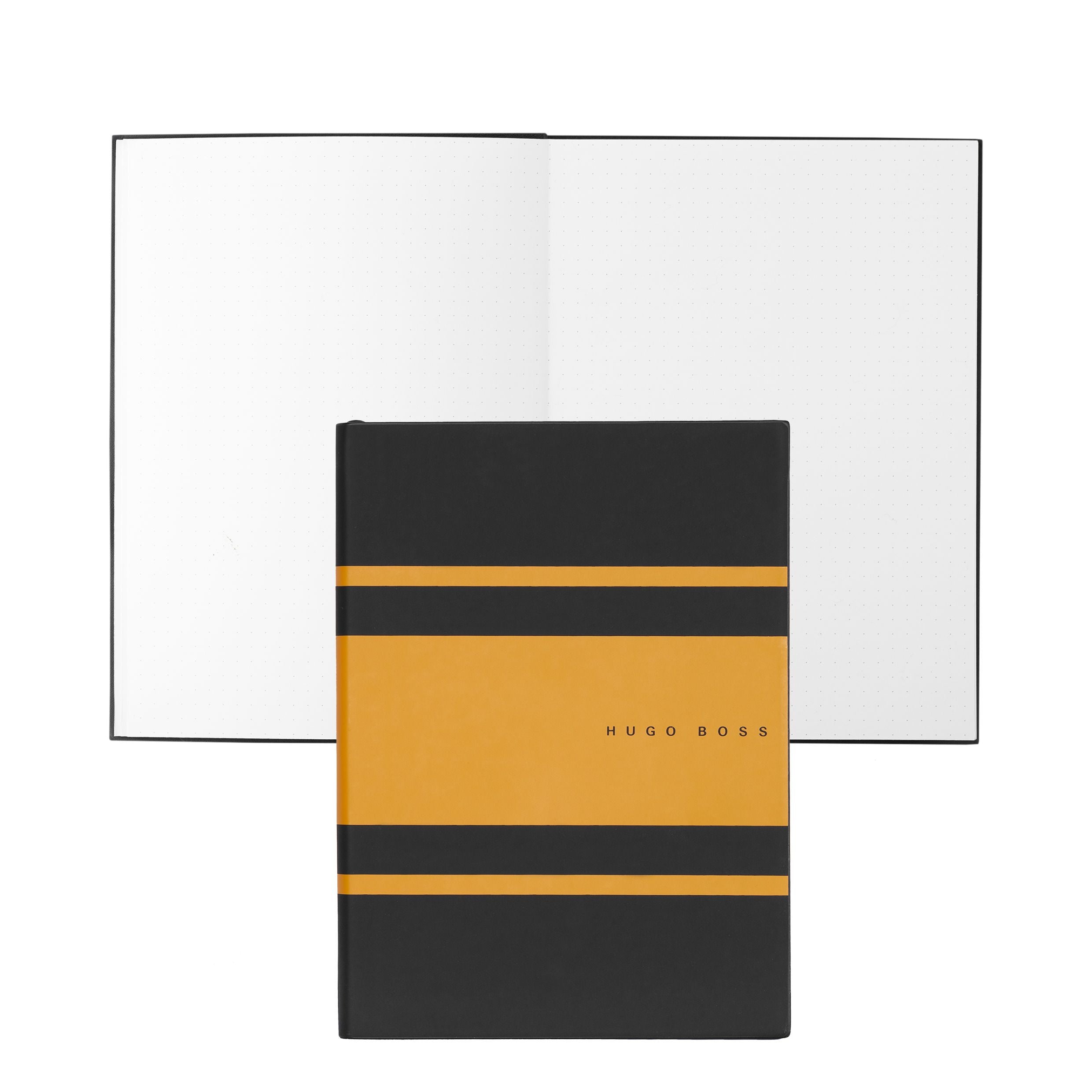 Caderno A5 Essential Gear Amarelo 80 Folhas Pontilhadas 80g/m² - Hugo Boss - Hnh127sd