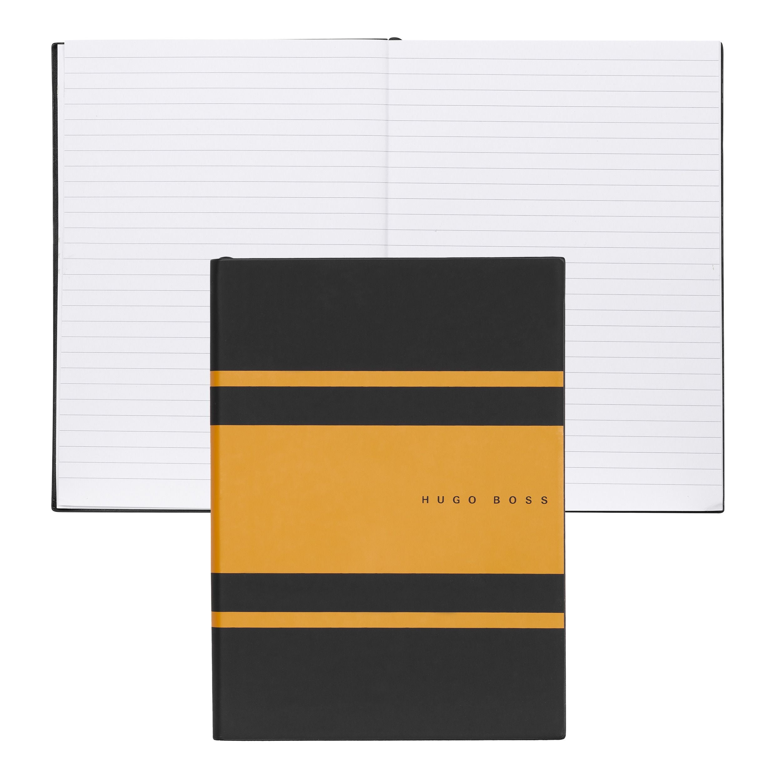 Caderno A5 Essential Gear Amarelo 80 Folhas Pautadas 80g/m² - Hugo Boss - Hnh127sl