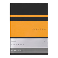 Caderno A5 Essential Gear Amarelo 80 Folhas Pautadas 80g/m² - Hugo Boss - Hnh127sl