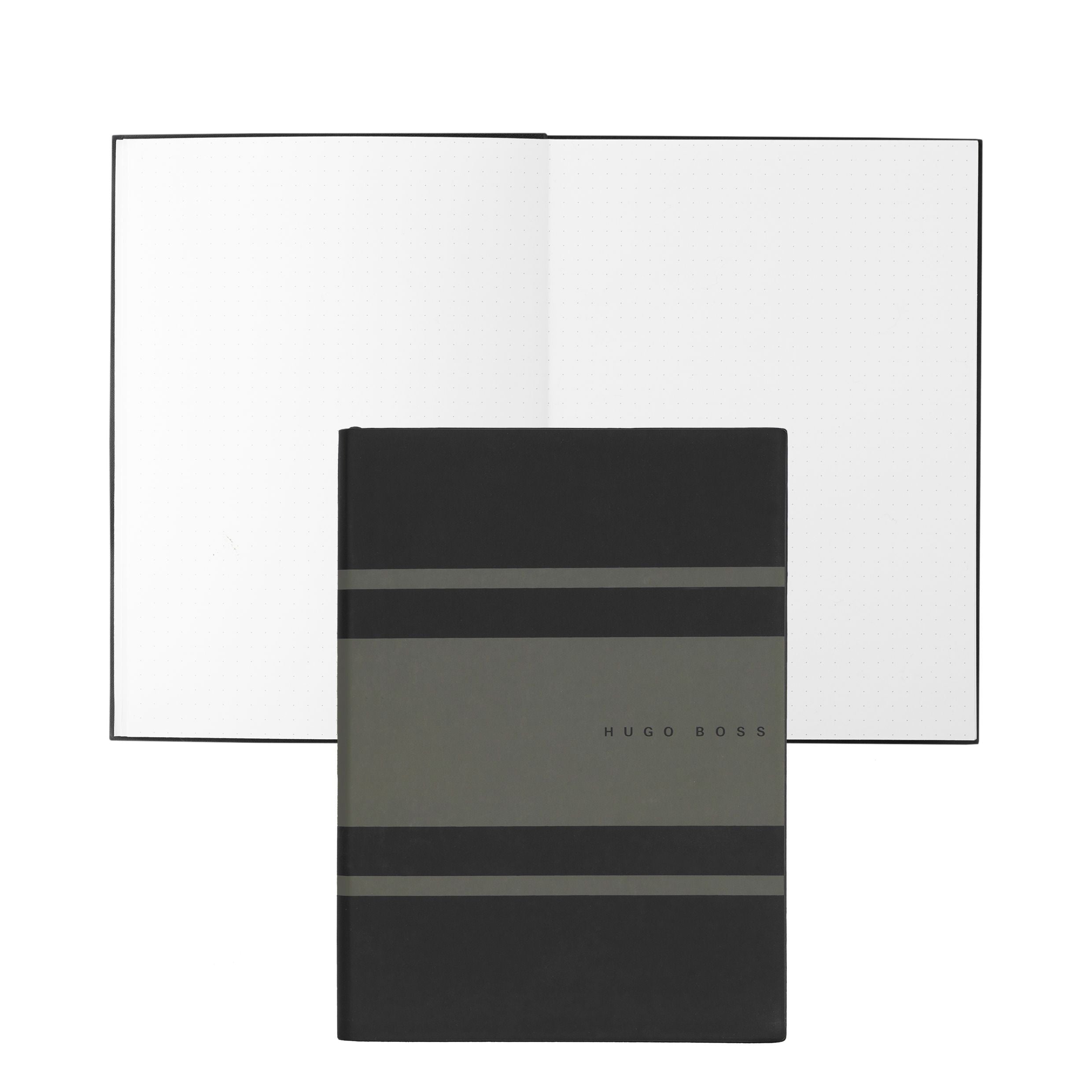 Caderno A5 Essential Gear Caqui 80 Folhas Pontilhadas 80g/m² - Hugo Boss - Hnh127td
