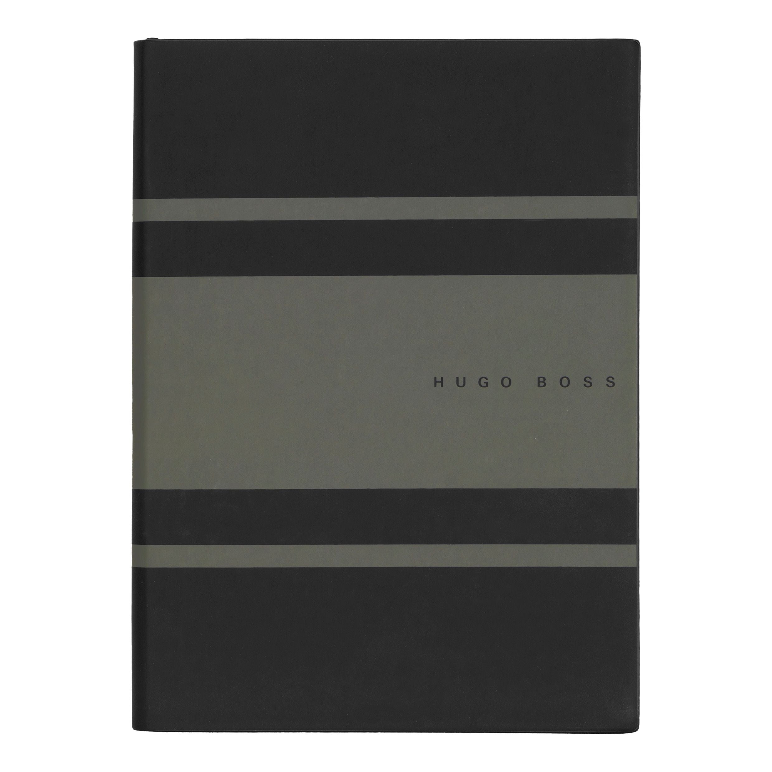 Caderno A5 Essential Gear Caqui 80 Folhas Pautadas 80g/m² - Hugo Boss - Hnh127tl