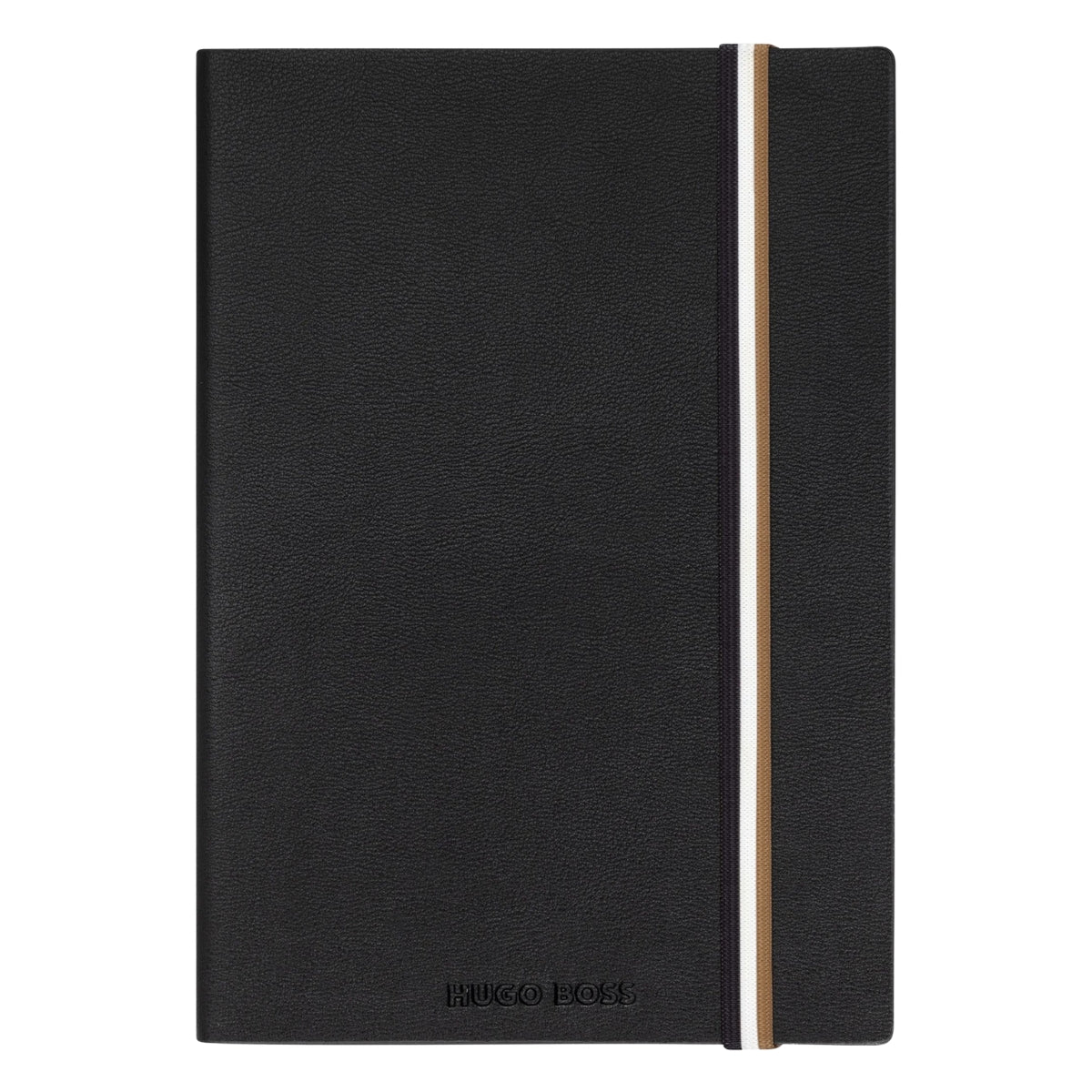 Caderno A5 Iconic Preto 80 Folhas sem Pauta 80g/m² - Hugo Boss - Hnh321ap