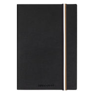 Caderno A5 Iconic Preto 80 Folhas sem Pauta 80g/m² - Hugo Boss - Hnh321ap
