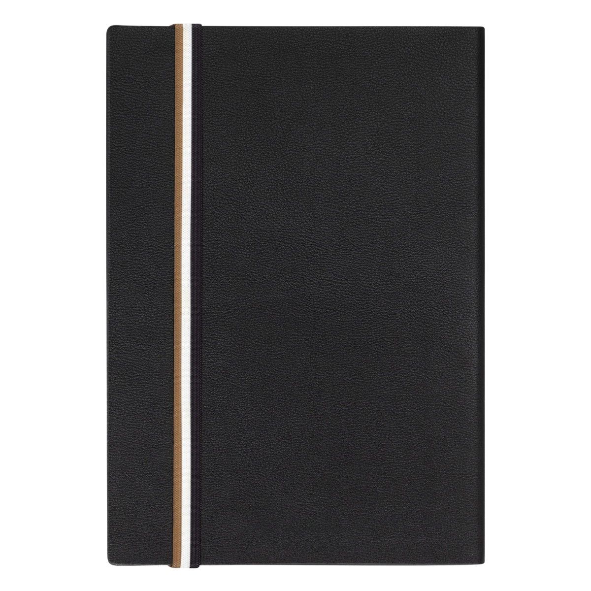 Caderno A5 Iconic Preto 80 Folhas sem Pauta 80g/m² - Hugo Boss - Hnh321ap