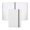 Caderno A5 Iconic Branco 80 Folhas Pautadas 80g/m² - Hugo Boss - Hnh321wl
