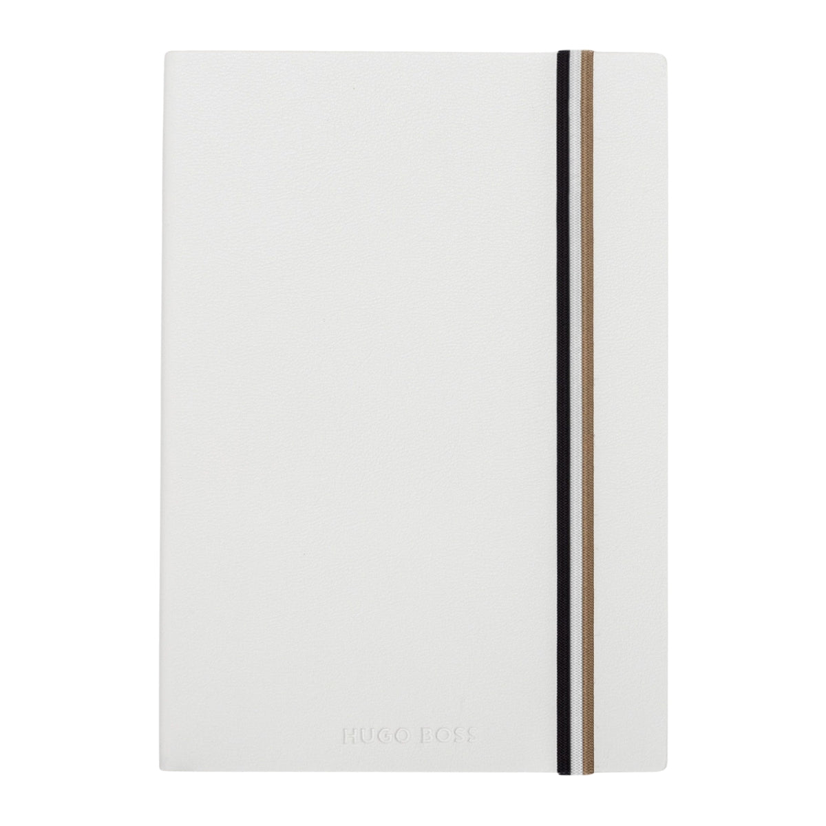 Caderno A5 Iconic Branco 80 Folhas sem Pauta 80g/m² - Hugo Boss - Hnh321wp