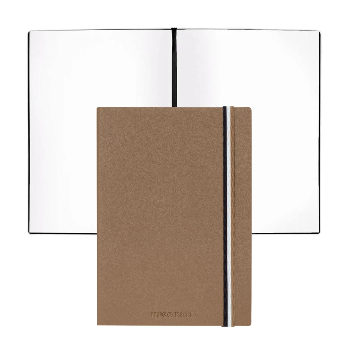 Caderno A5 Iconic Caramelo 80 Folhas sem Pauta 80g/m² - Hugo Boss - Hnh321xp