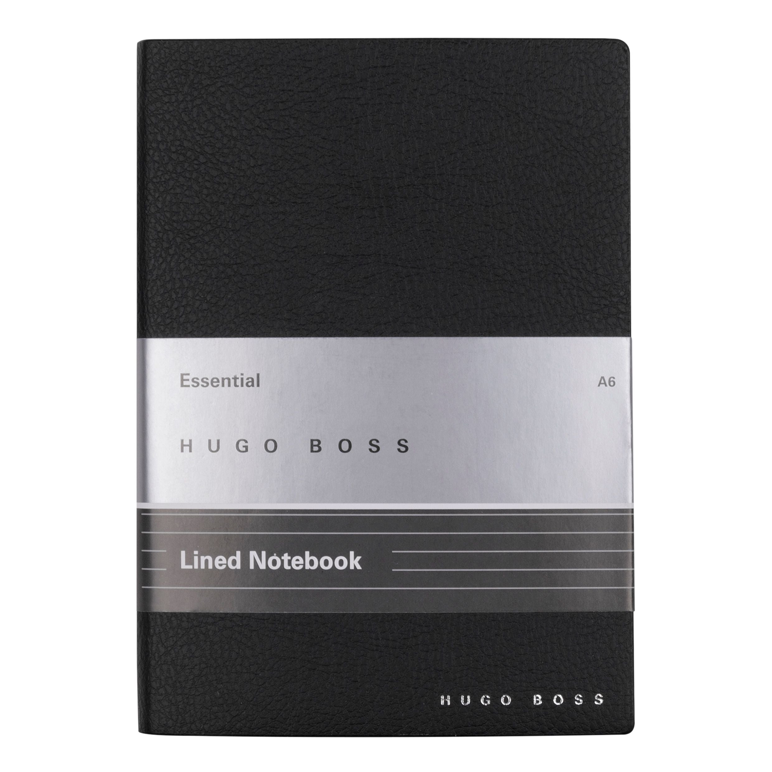 Caderno A6 Essential Storyline Preto 80 Folhas Pautadas 80g/m² - Hugo Boss - Hnm121al