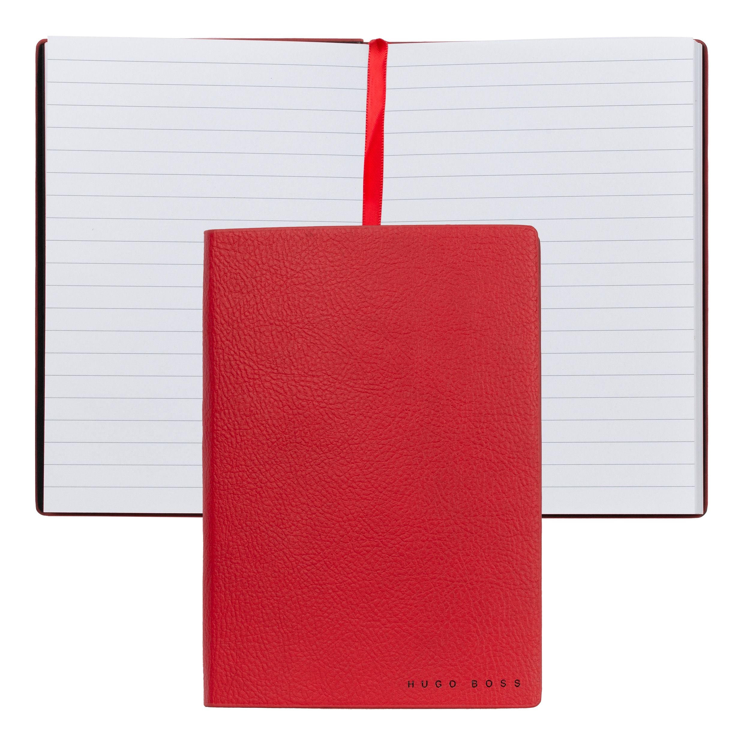 Caderno A6 Essential Storyline Vermelho 80 Folhas Pautadas 80g/m² - Hugo Boss - Hnm121pl
