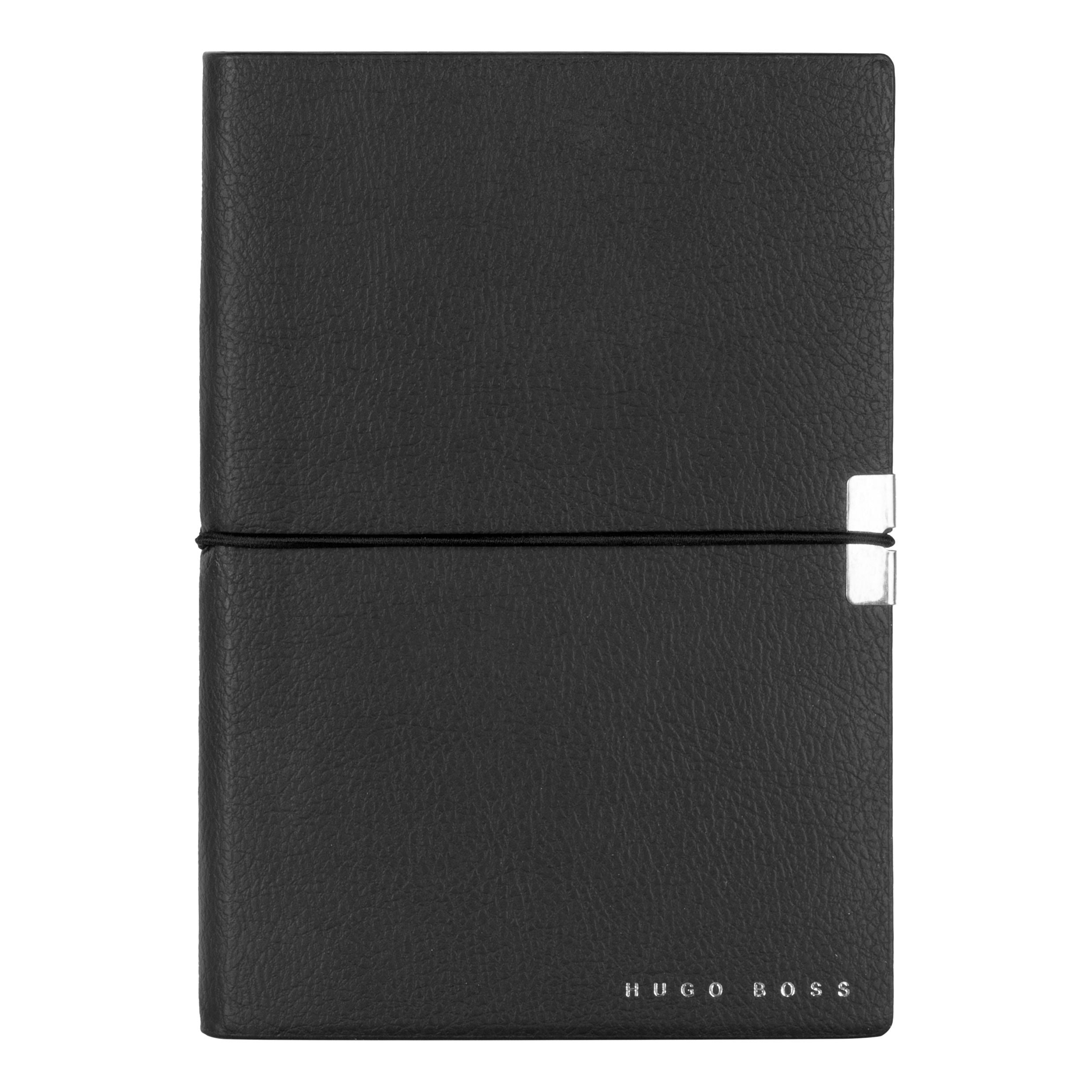 Caderno A6 Elegance Storyline Preto 80 Folhas Pautadas 100g/m² - Hugo Boss - Hnm124al