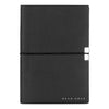 Caderno A6 Elegance Storyline Preto 80 Folhas Pautadas 100g/m² - Hugo Boss - Hnm124al