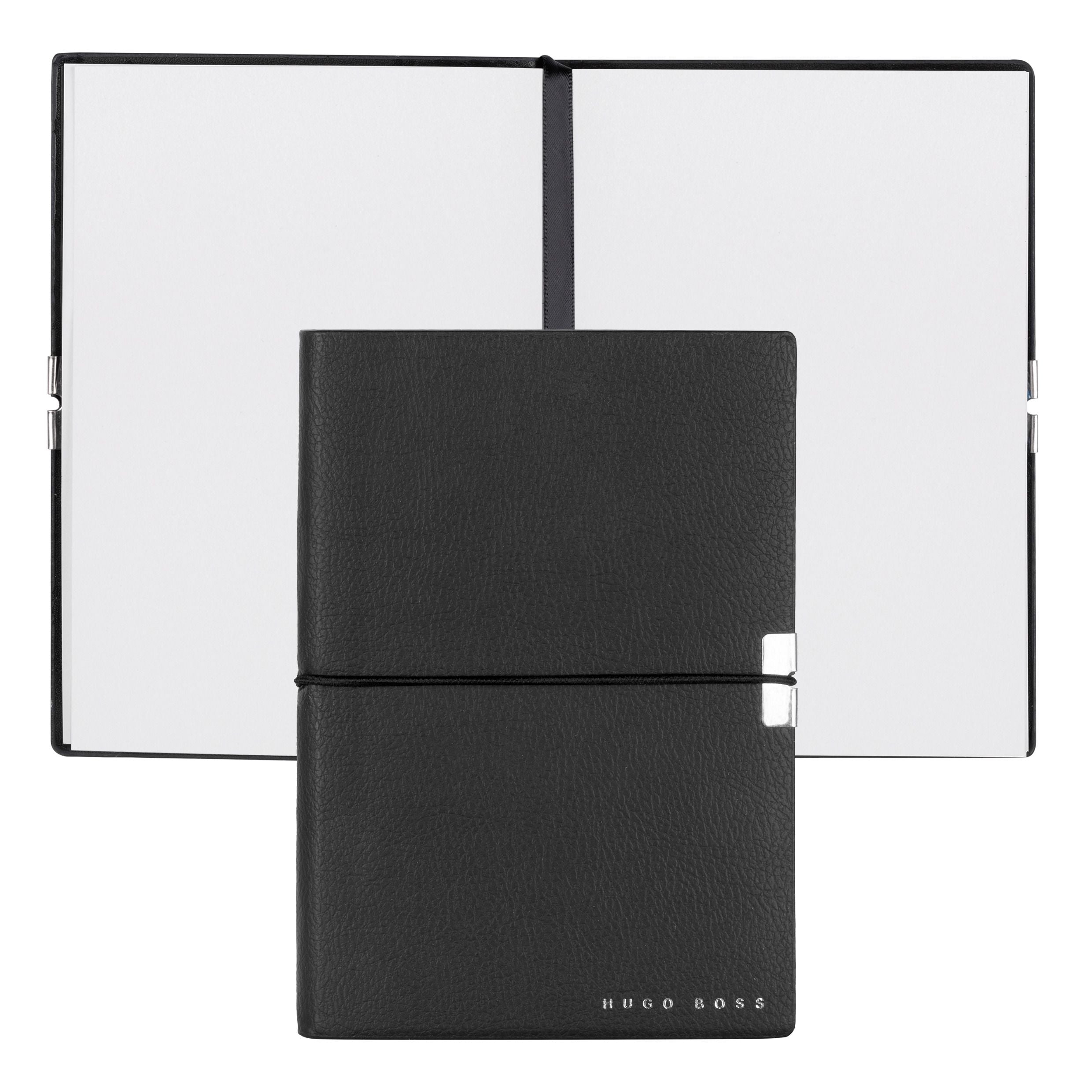Caderno A6 Elegance Storyline Preto 80 Folhas sem Pauta 100g/m² - Hugo Boss - Hnm124ap