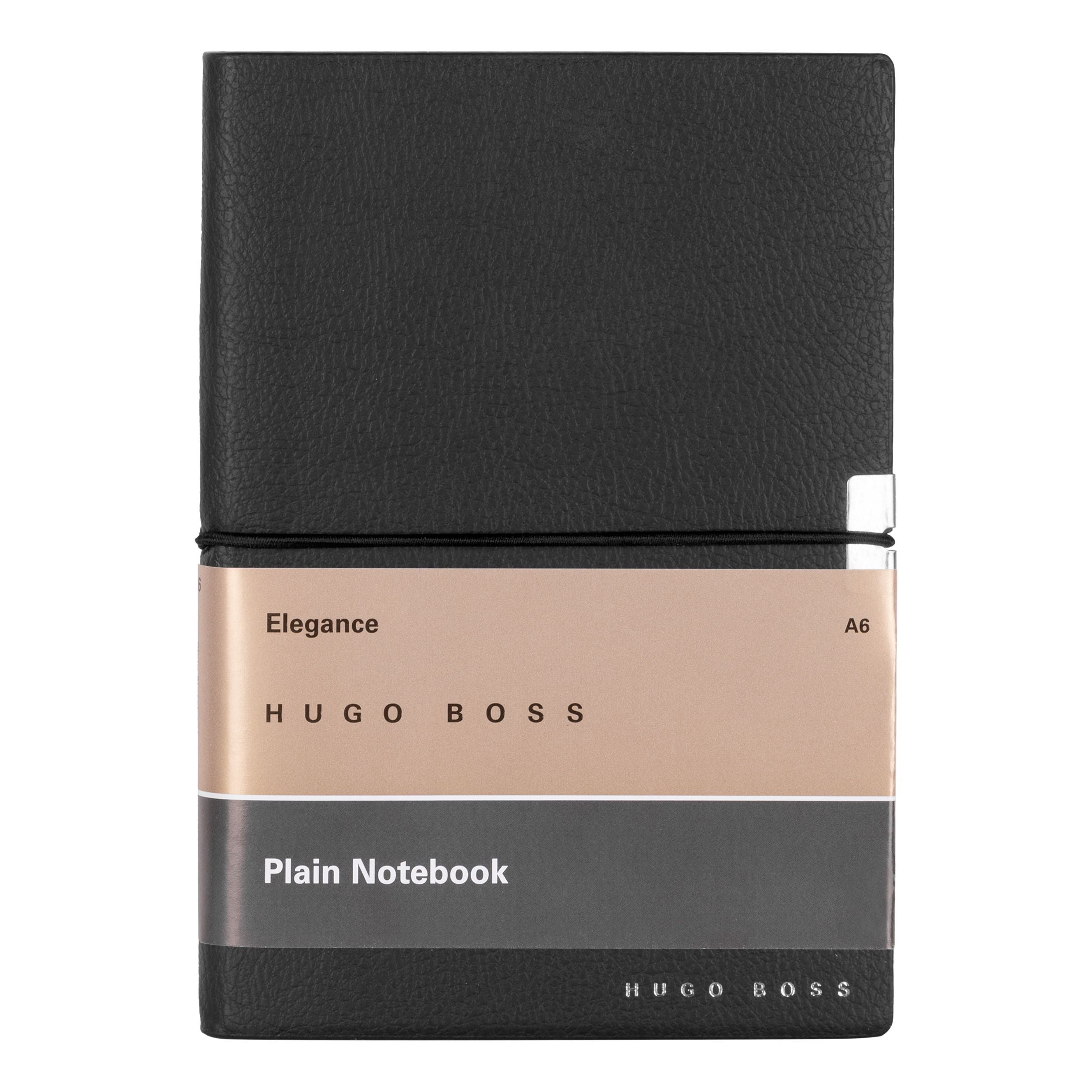 Caderno A6 Elegance Storyline Preto 80 Folhas sem Pauta 100g/m² - Hugo Boss - Hnm124ap