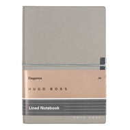 Caderno A6 Elegance Storyline Cinza 80 Folhas Pautadas 100g/m² - Hugo Boss - Hnm124kl
