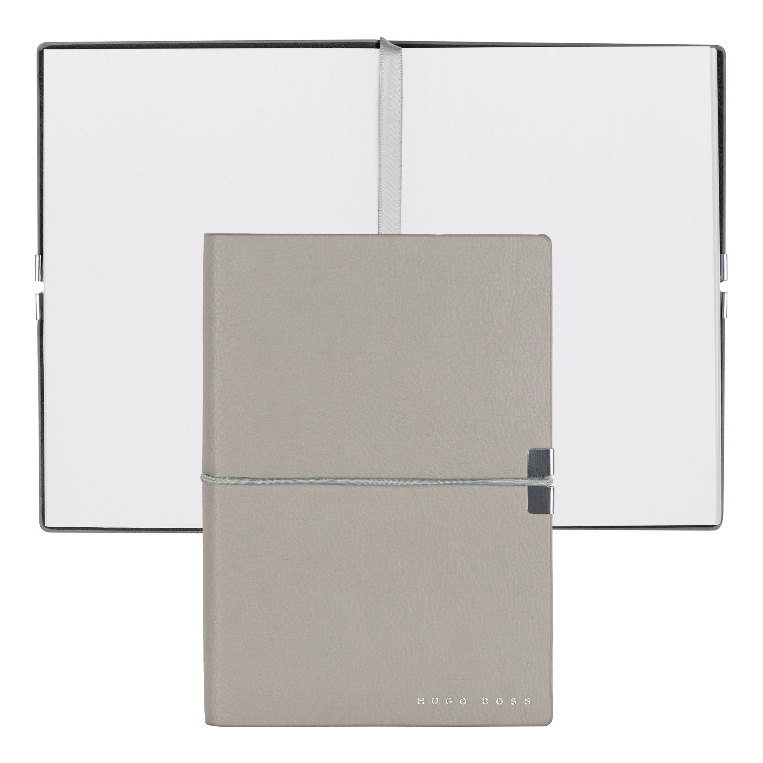 Caderno A6 Elegance Storyline Cinza 80 Folhas sem Pauta 100g/m² - Hugo Boss - Hnm124kp