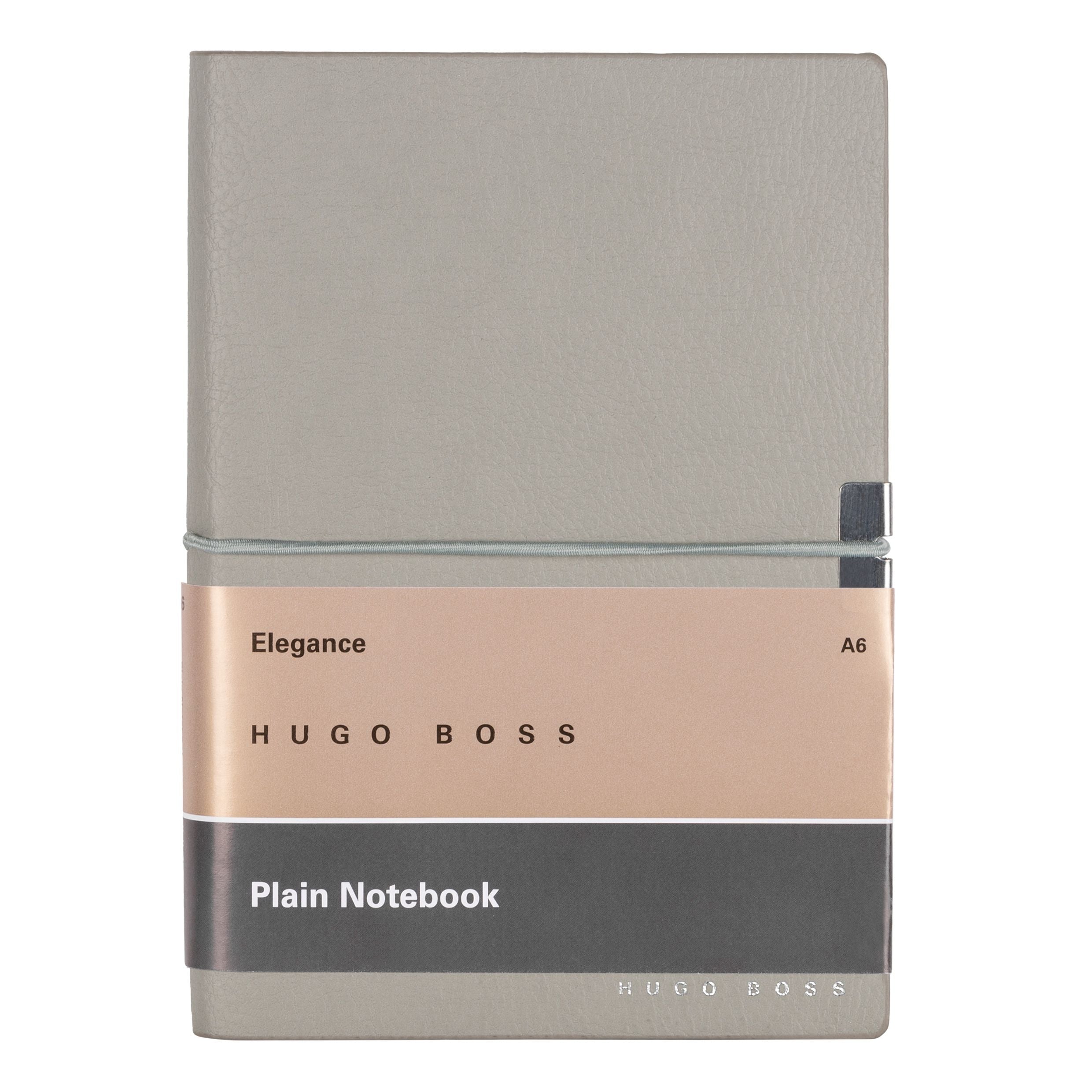 Caderno A6 Elegance Storyline Cinza 80 Folhas sem Pauta 100g/m² - Hugo Boss - Hnm124kp