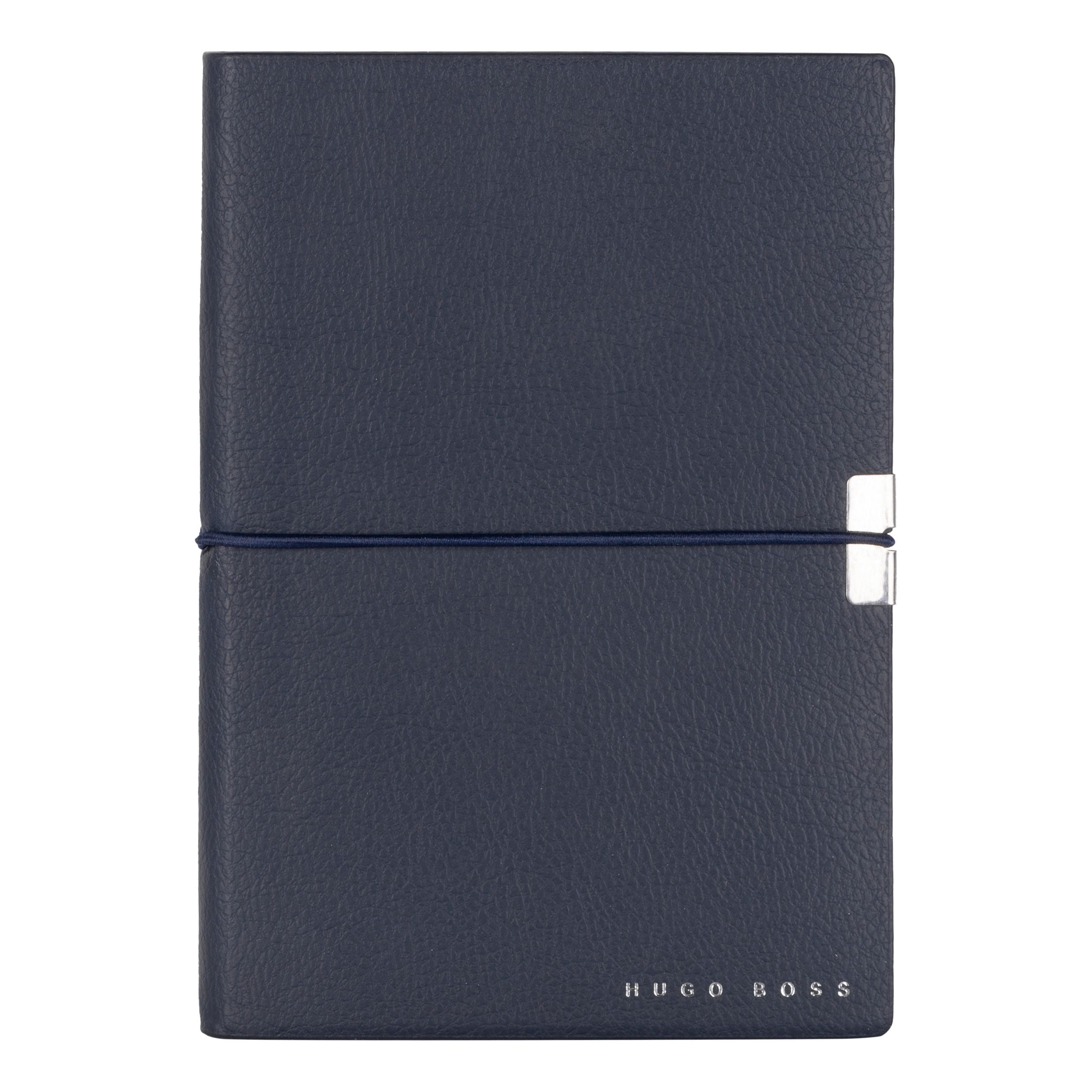 Caderno A6 Elegance Storyline Azul Marinho 80 Folhas Pautadas 100g/m² - Hugo Boss - Hnm124nl