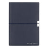 Caderno A6 Elegance Storyline Azul Marinho 80 Folhas Pautadas 100g/m² - Hugo Boss - Hnm124nl