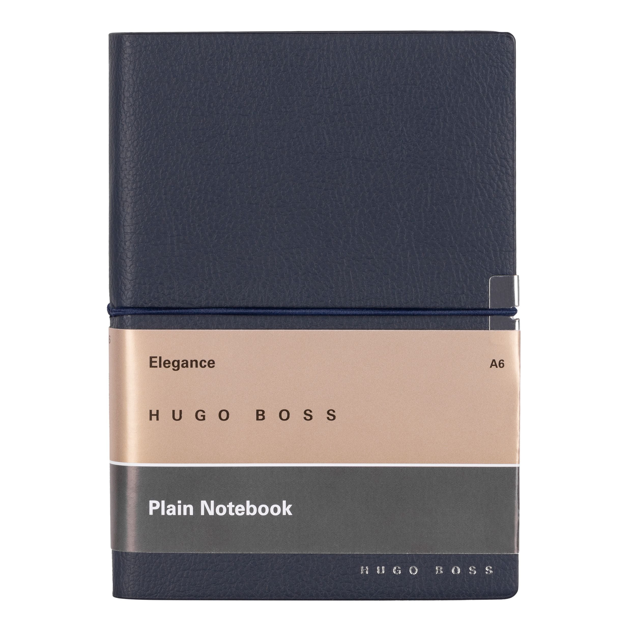 Caderno A6 Elegance Storyline Azul Marinho 80 Folhas sem Pauta 100g/m² - Hugo Boss - Hnm124np