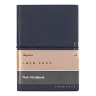 Caderno A6 Elegance Storyline Azul Marinho 80 Folhas sem Pauta 100g/m² - Hugo Boss - Hnm124np