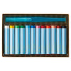 Estojo Giz Pastel Oleoso Aquarelavel Pentel com 12 Cores + Pincel