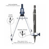 Compasso Técnico Trident Balauste com Adaptador Universal - 9021