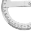 Transferidor Trident de Acrílico com Escala 360° Graus 12 Cm - 8312
