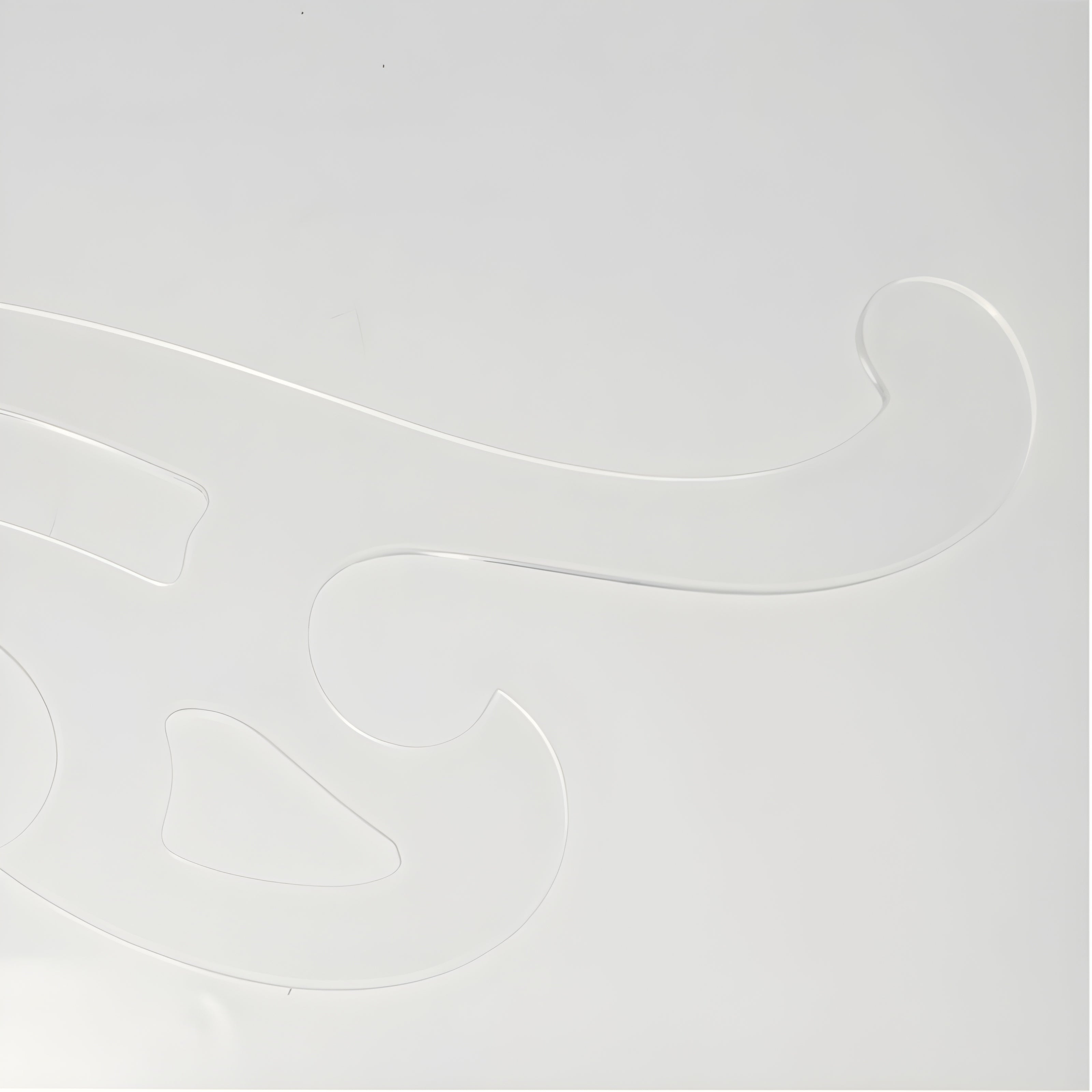 Curva Francesa Acrílico 30x11 Cm Trident Modelo 1113 - Gabarito de Curvas para Desenho Técnico
