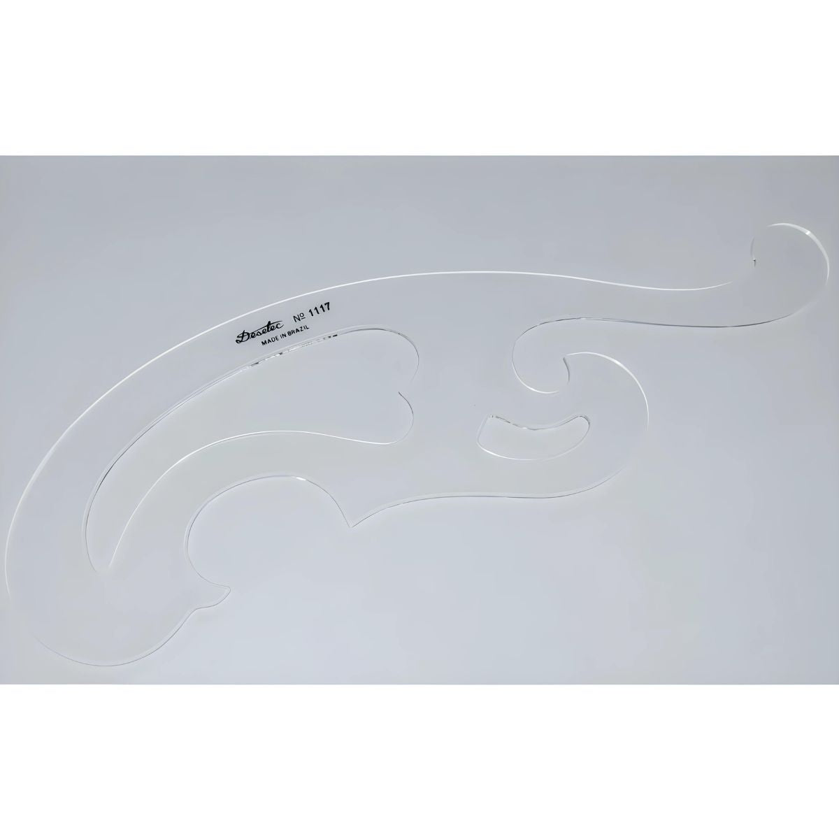 Curva Francesa Acrílico 32x11 Cm Trident Modelo 1117 - Gabarito de Curvas para Desenho Técnico