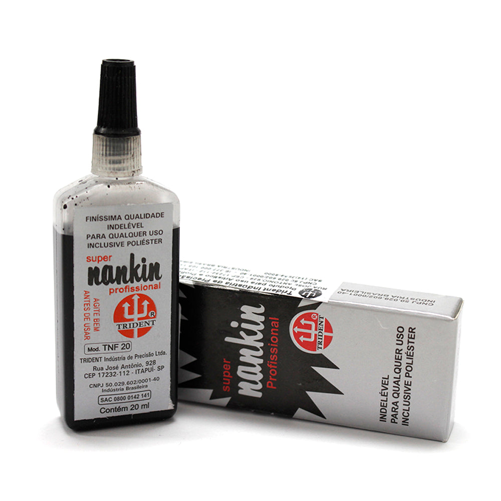 Nankin Profissional Preto Trident 20ml - Tnf20
