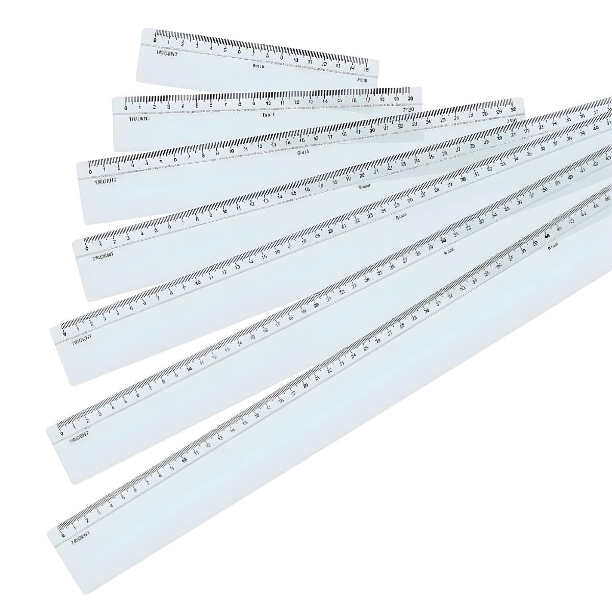 Régua Acrílica Desetec Trident 15cm - Modelo 7115
