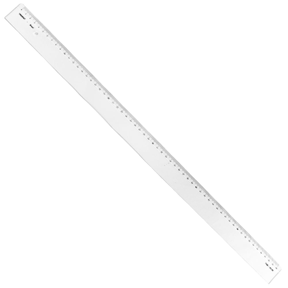 Régua de Acrílico Trident com Escala 60 Cm - Modelo 7160
