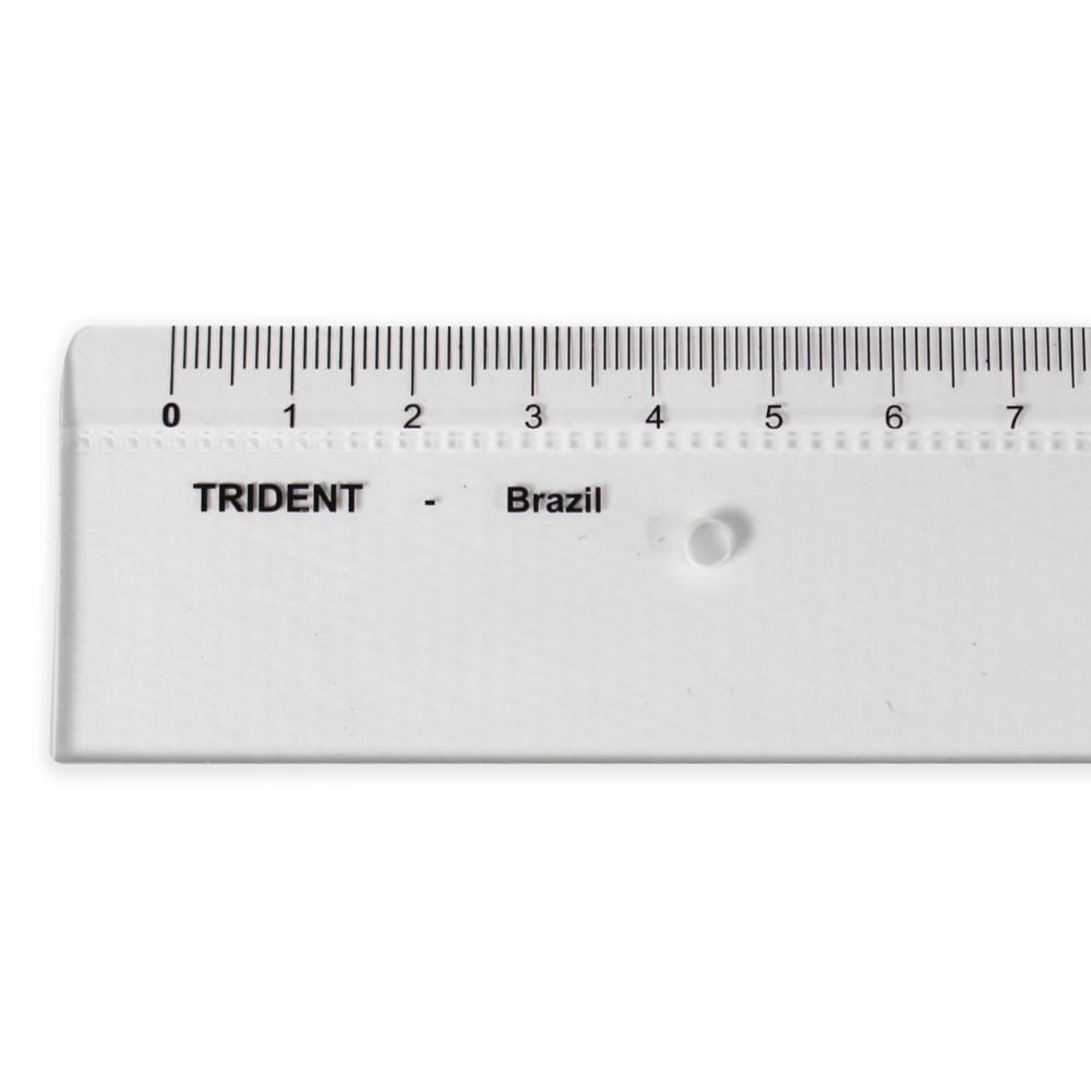 Régua de Acrílico Trident com Escala 60 Cm - Modelo 7160

