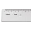 Régua de Acrílico Trident com Escala 60 Cm - Modelo 7160
