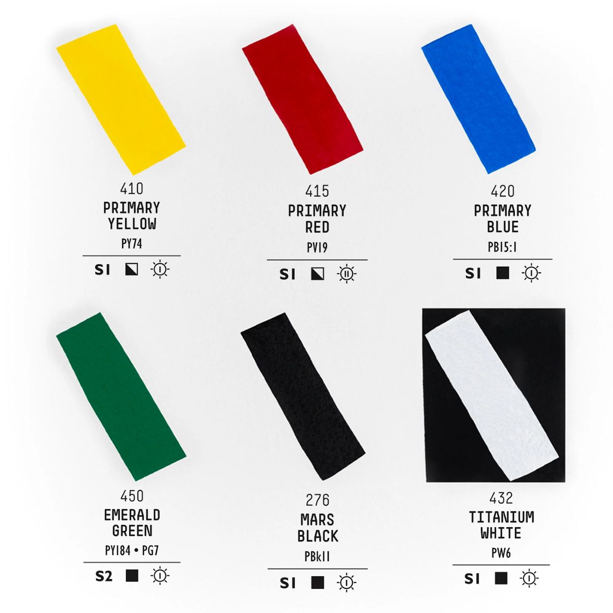 Estojo de Tinta Guache Acrílica Liquitex 59ml com 6 Cores Primárias