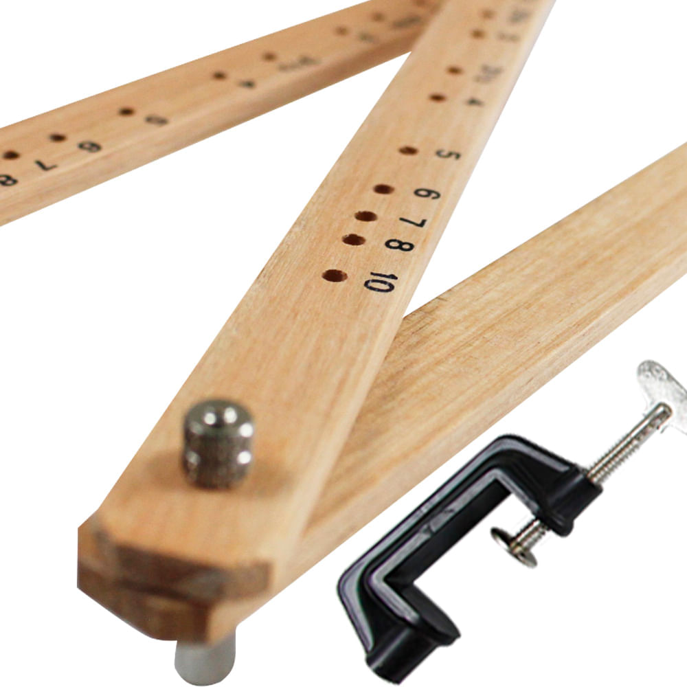 Pantógrafo de Madeira Trident 60cm - Modelo Pme 60
