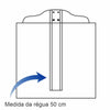 Régua T de Madeira Trident sem Borda de Acrílico 50 Cm - Modelo 5105

