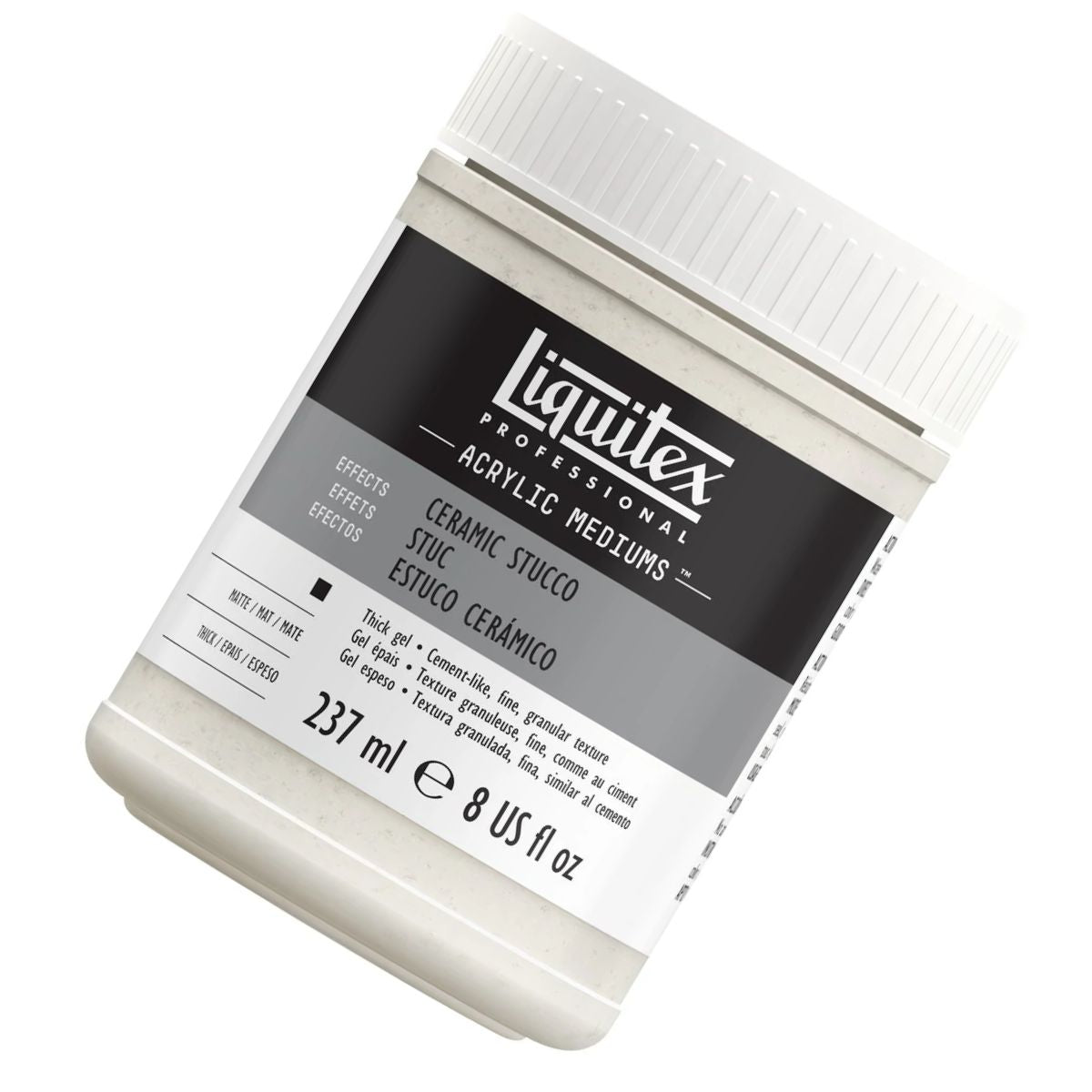 Gel Medium Textura Estuque Cerâmico Fosco Liquitex 237ml