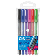 Estojo de Caneta Gel Gelyx 0.5Mm Fashion com 6 Cores - Cis