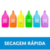 Estojo de Marca Texto Fun Mini 3.5Mm com 6 Cores - Neon - Cis